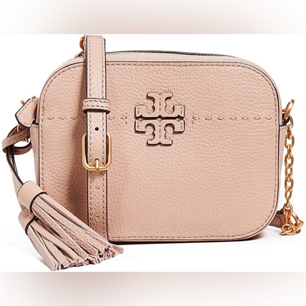 Tory Burch McGraw Leather Camera Bag, Crossbody